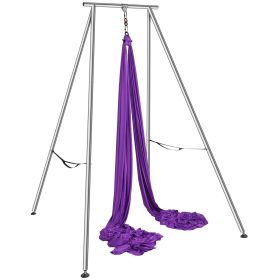 Aerial Yoga Frame & Yoga Hammock, 9.67 ft Height Professional Yoga Swing Stand Comes with 13.1 Yards Aerial Hammock