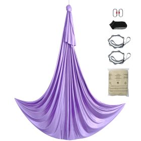 Aerial Yoga Hammock & Swing, 4.4 Yards, Yoga Starter Kit with 100gsm Nylon Fabric, Full Rigging Hardware and Easy Set-up Guide