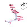 Deep Squat Machine, Adjustable Glutes Trainer Machine with 3 High-Strength Resistance Bands, Folding Core Leg & Glutes Exercise Trainer