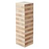 Tumbling Timber Toy, 60 Blocks Giant Tumble Tower Blocks Game, Pine Wood Tumbling Tower Game with Carry Bag and Scoreboard, Wooden Stacking Game