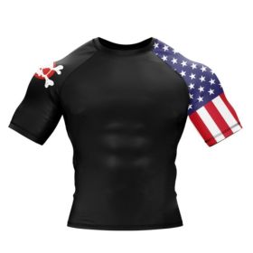XM AMERICAN WARRIOR - Longsleeve And Shortsleeve - XMARTIAL (Option: 2XL-ShortSleeves)