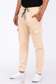 Cargo Jogger Sweats (Color: Light Blue, size: 2XL)