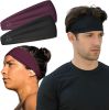 Sweat Band Workout Headbands for Women and Men - Sweatbands for Men - Moisture Wicking Sports Sweat Bands Headbands for Women, Running,Cycling,Yoga
