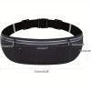 Invisible Reflective Waist Pack – Hands-Free Nylon Fanny Pack for Hiking, Gym & Dog Walking (Secure Zipper Design)